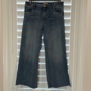 Classic Wide Leg Denim Jeans
